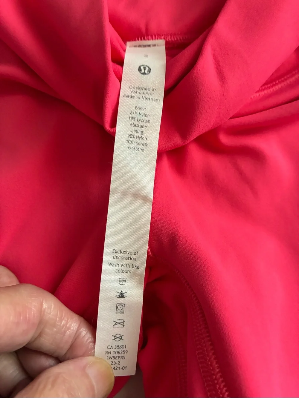 Women’s Lululemon Pink Fast & Free Lined With Pockets SZ 2
